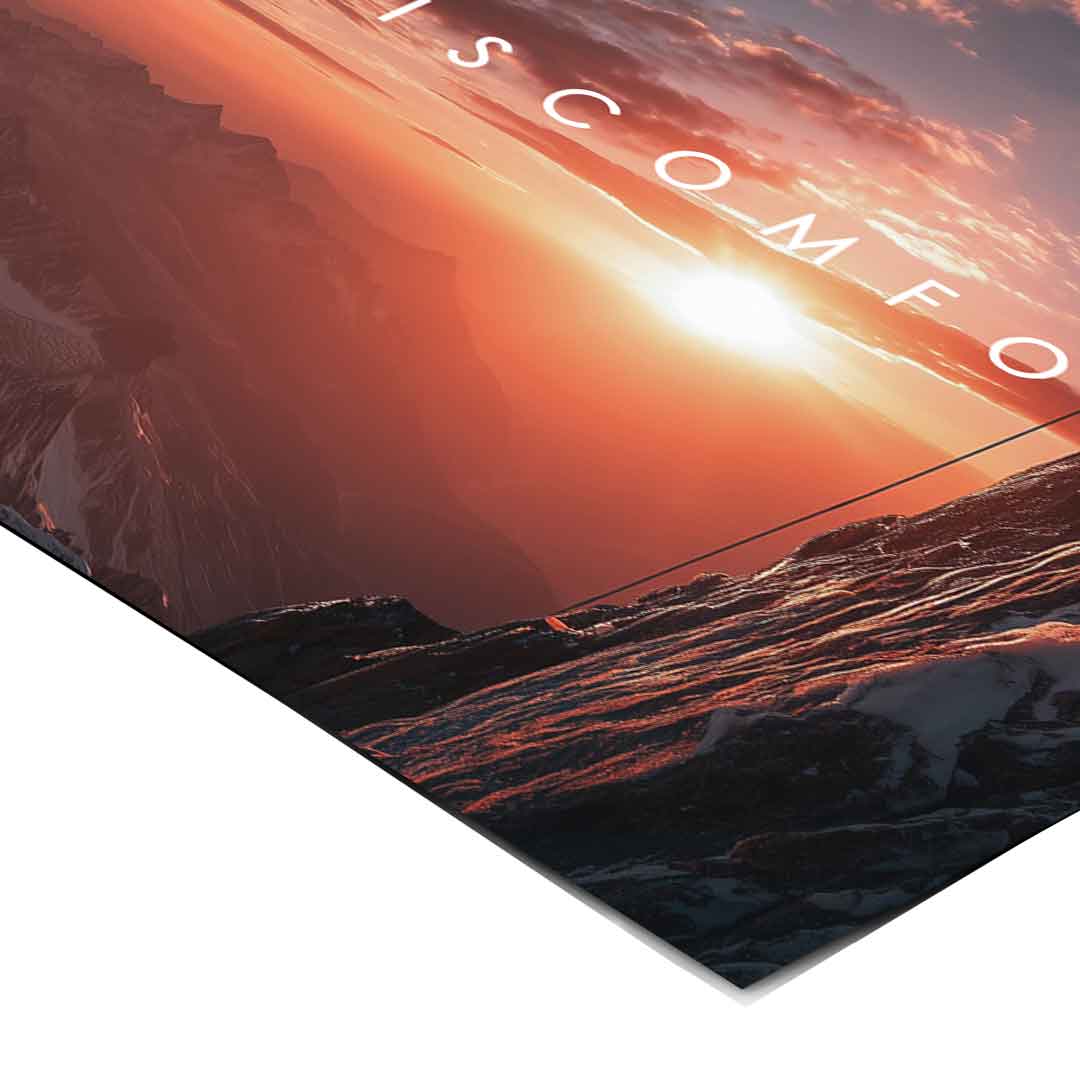 Progress Lives in Discomfort - Poster