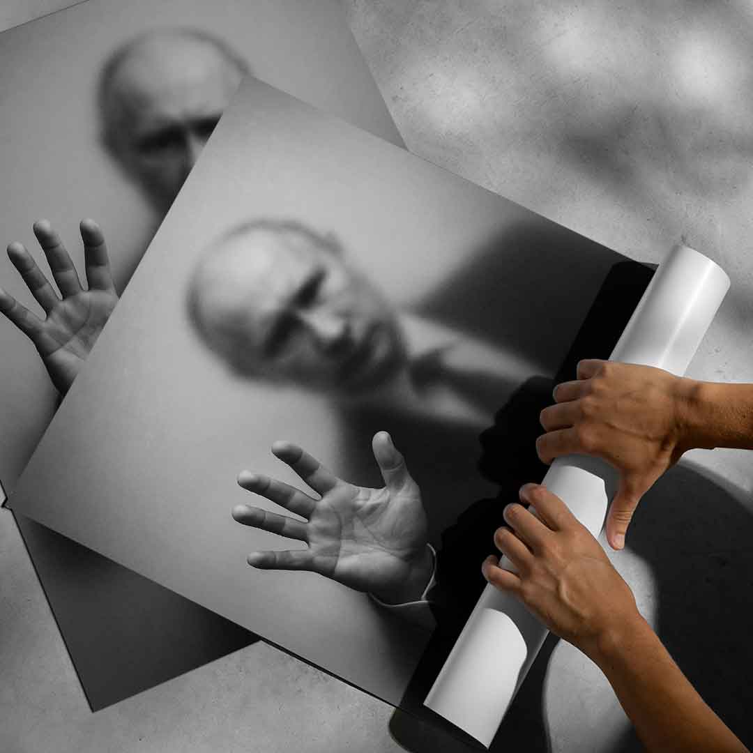 Putin's Silhouette - Poster