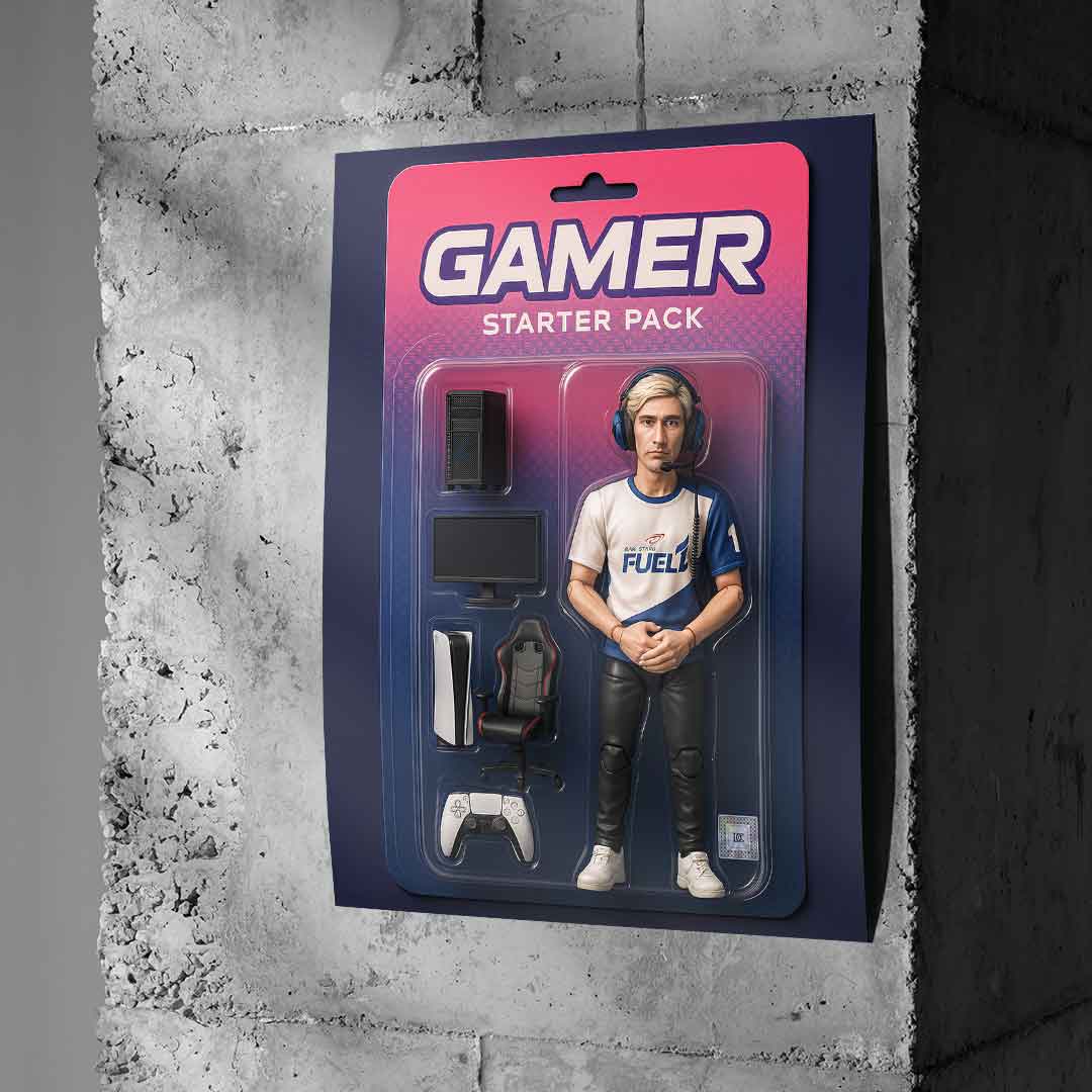 Starter Pack GAMER - Poster