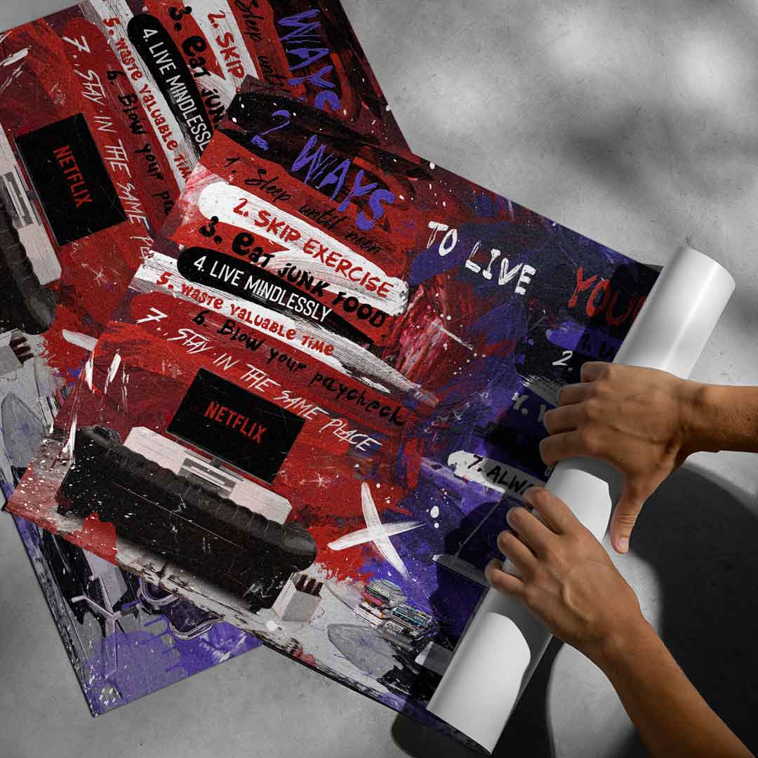 TWO WAYS TO SPEND YOUR LIFE - Poster