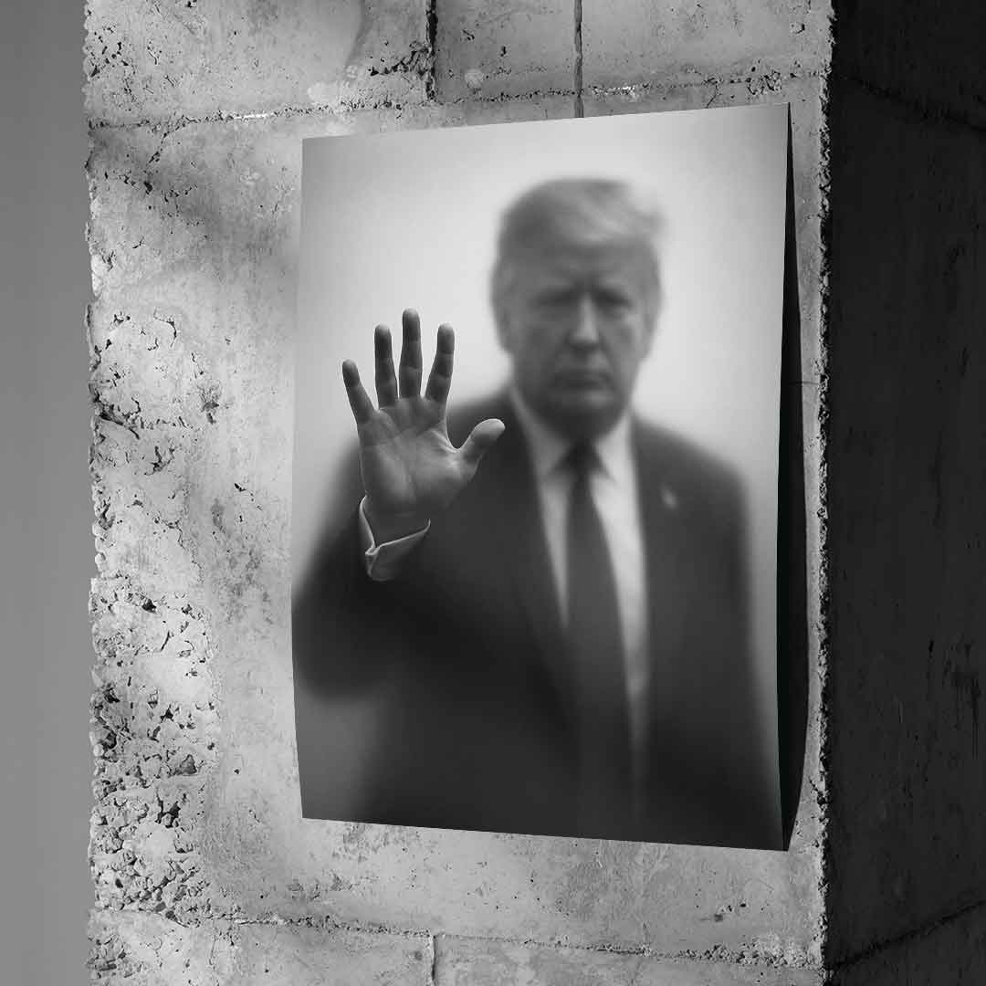 Trump's Silhouette - Poster