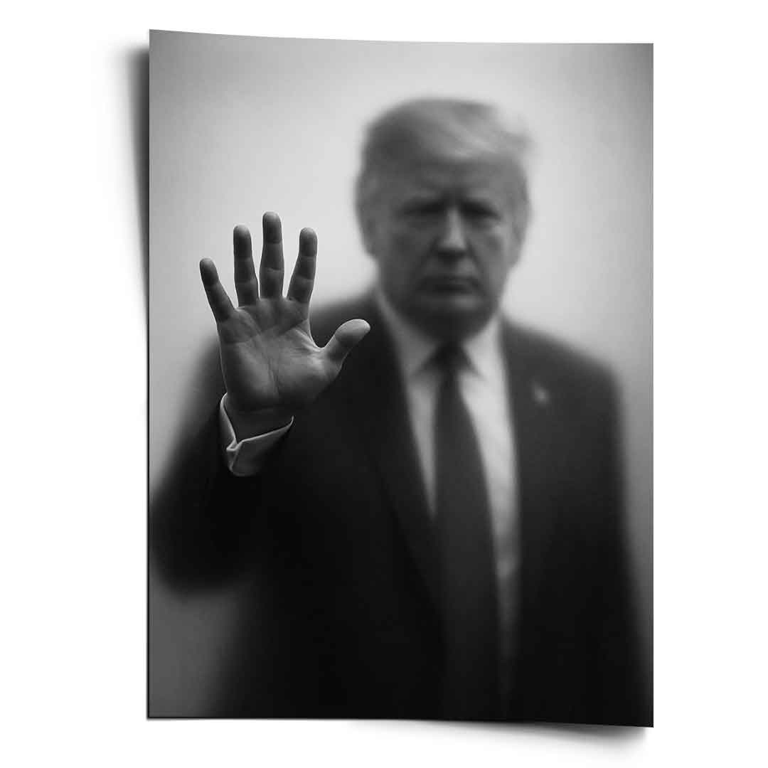 Trump's Silhouette - Poster