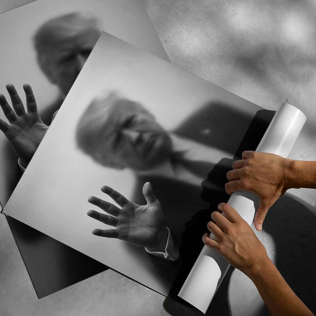 Trump's Silhouette - Poster