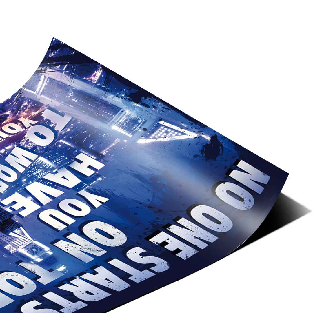 Work your way up - poster