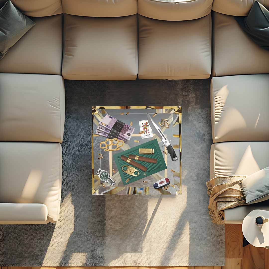 No Money No Funny - Epoxid Tisch