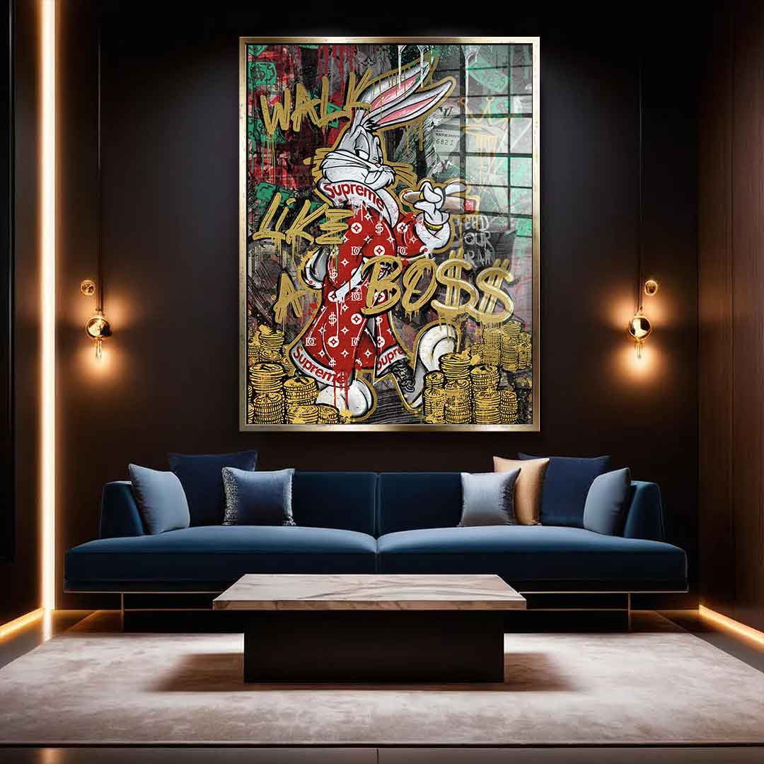 WALK LIK€ A BO$$ - Gold leaf