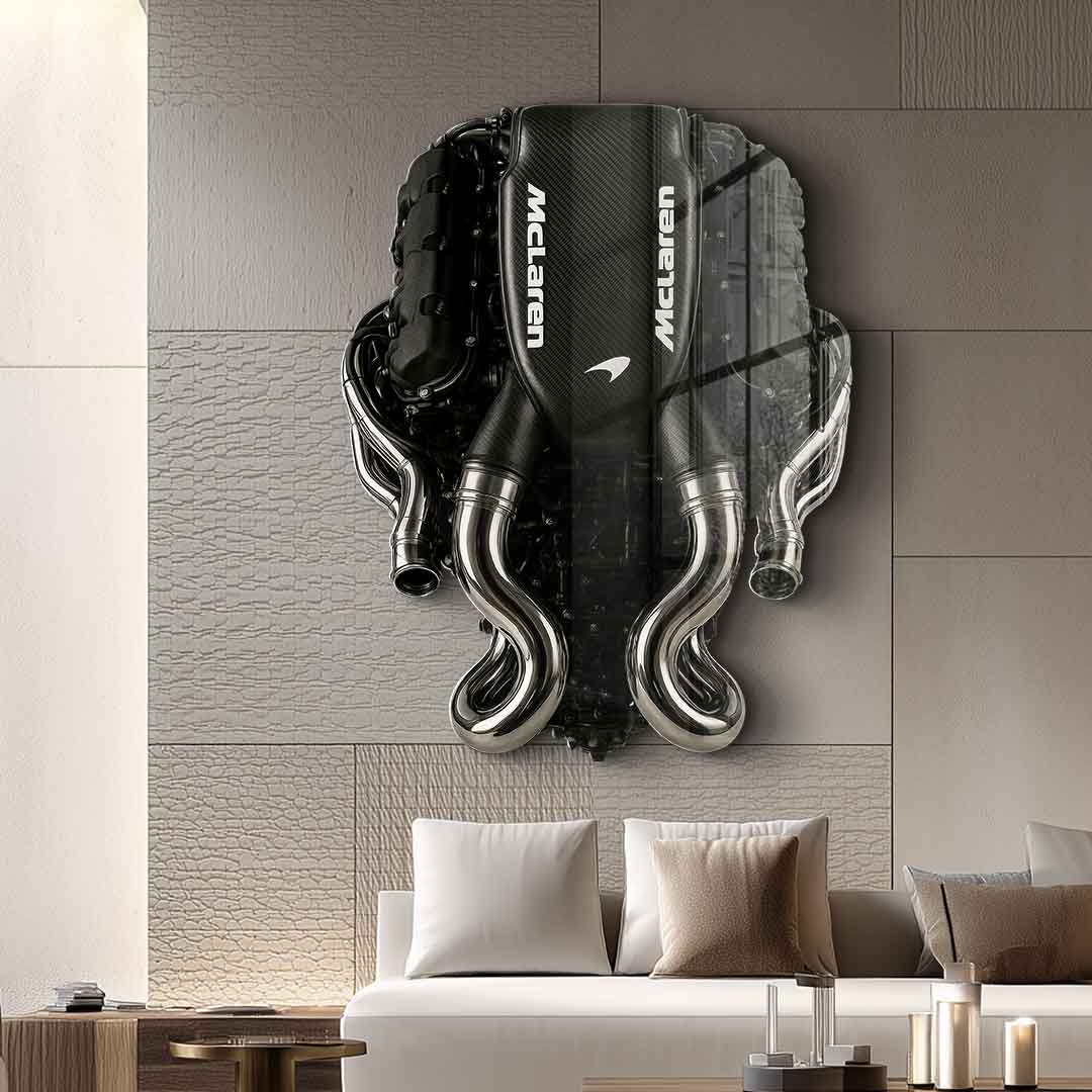 Wall sculpture Maclaren Engine - acrylic glass