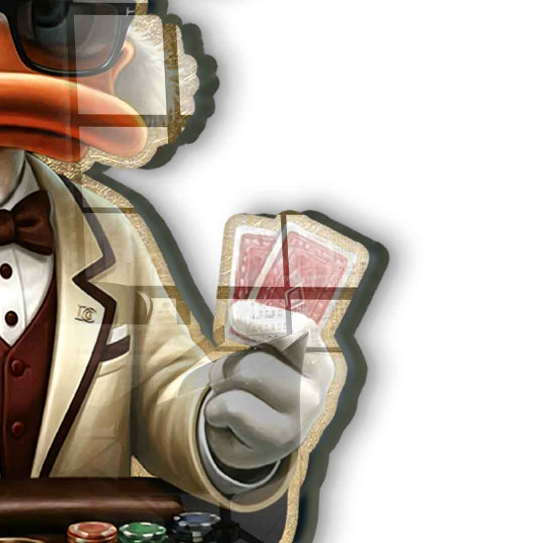 Wandskulptur Poker Night - Acrylglas