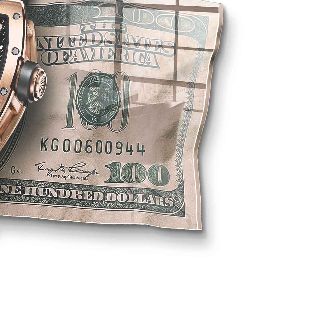 Wall sculpture Time to Action - Acrylic glass