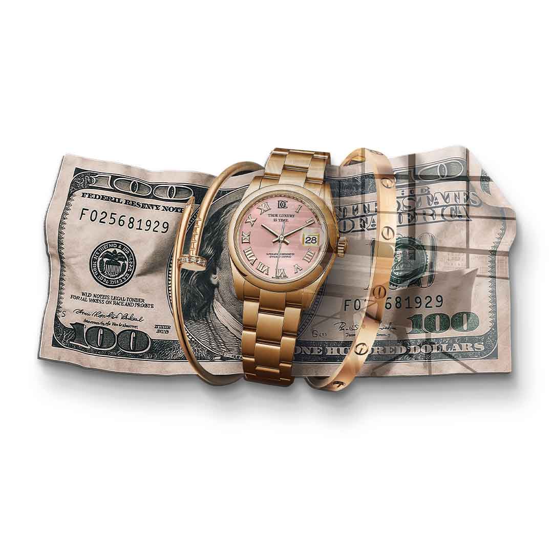 Wandskulptur True Luxury is Time - Acrylglas