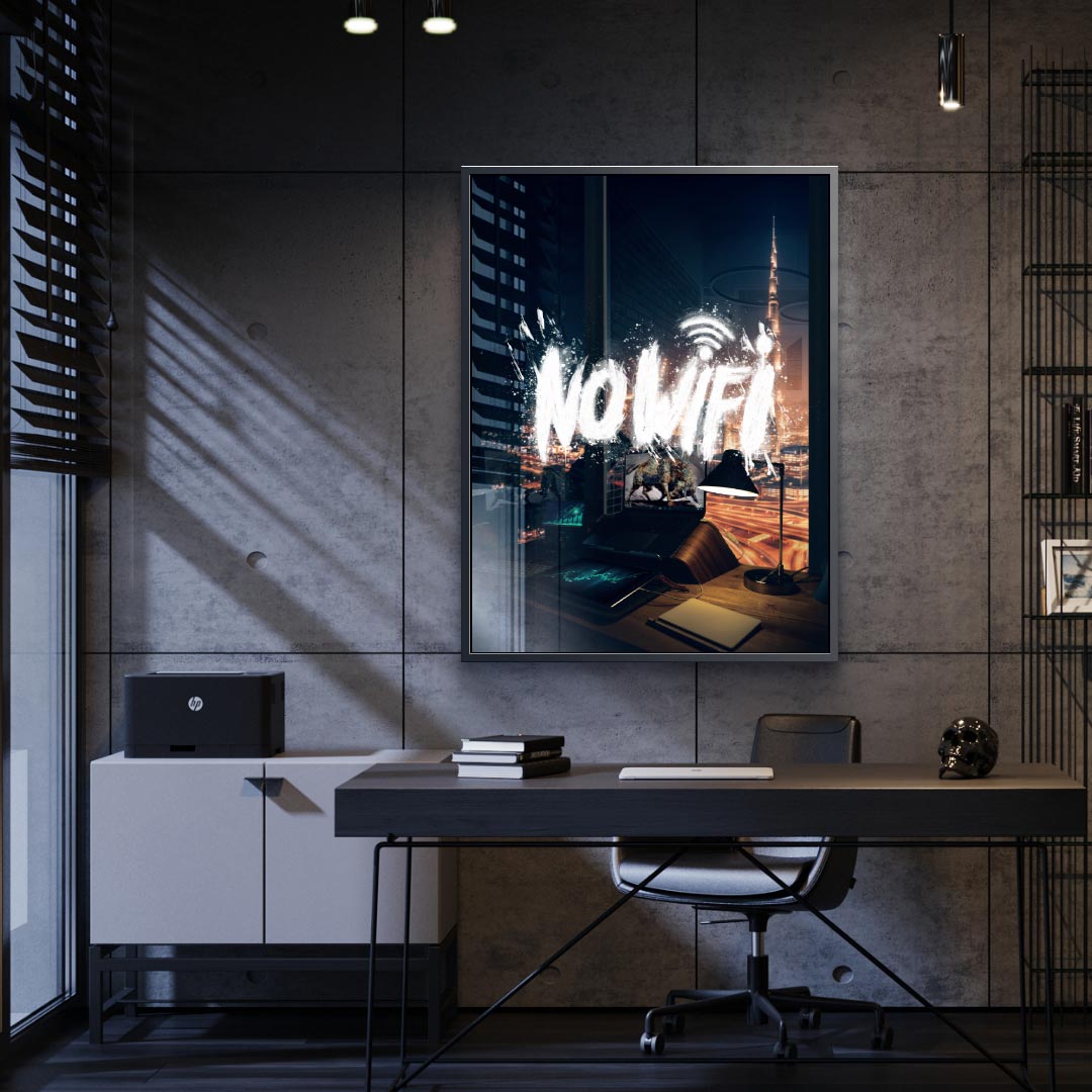 NO WIFI - Acrylglas