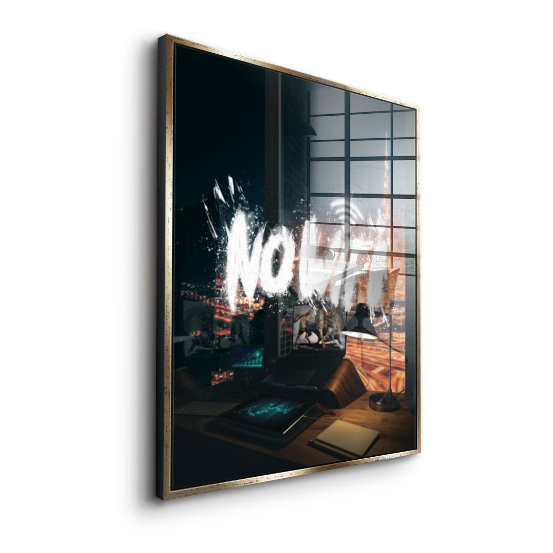 NO WIFI - Acrylglas