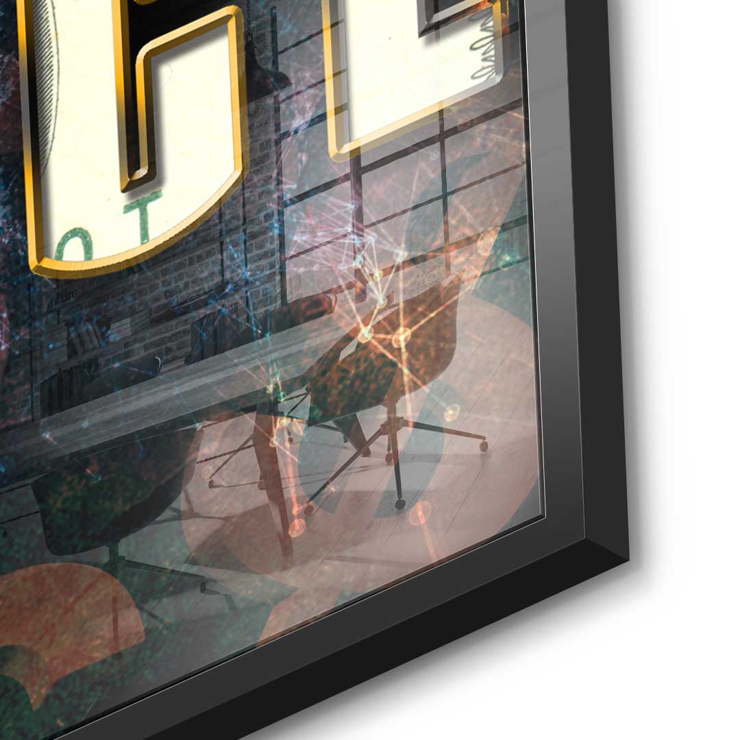 World of E-Commerce - Acrylic glass