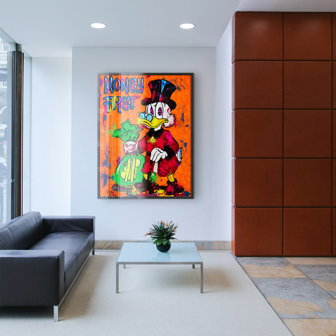 Money First - Acrylic glass