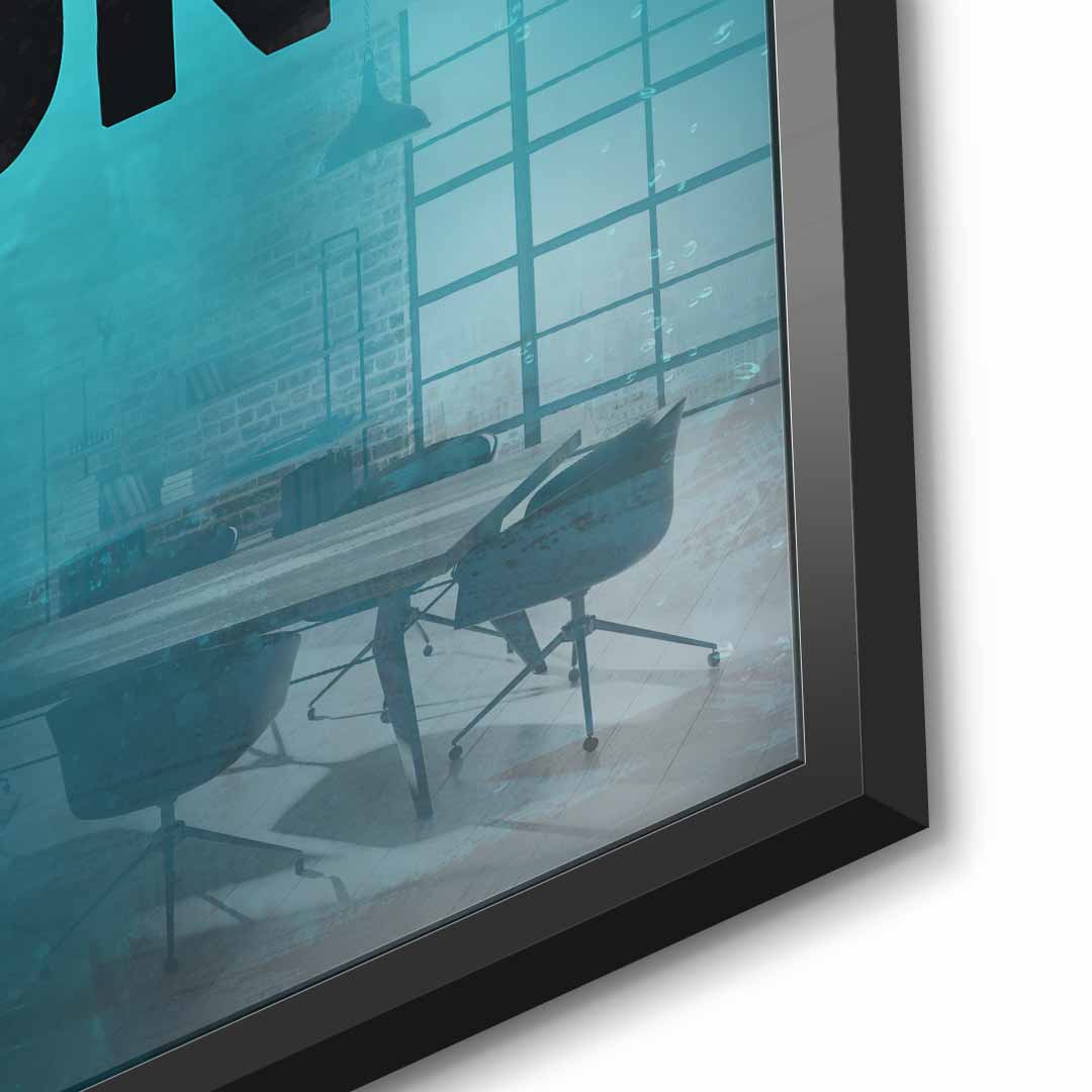 Mindset is everything #Goldfisch - Acrylglas