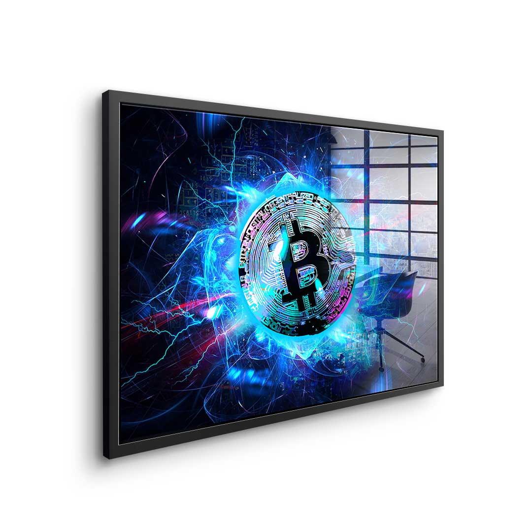 Electro Bitcoin - Acrylic glass