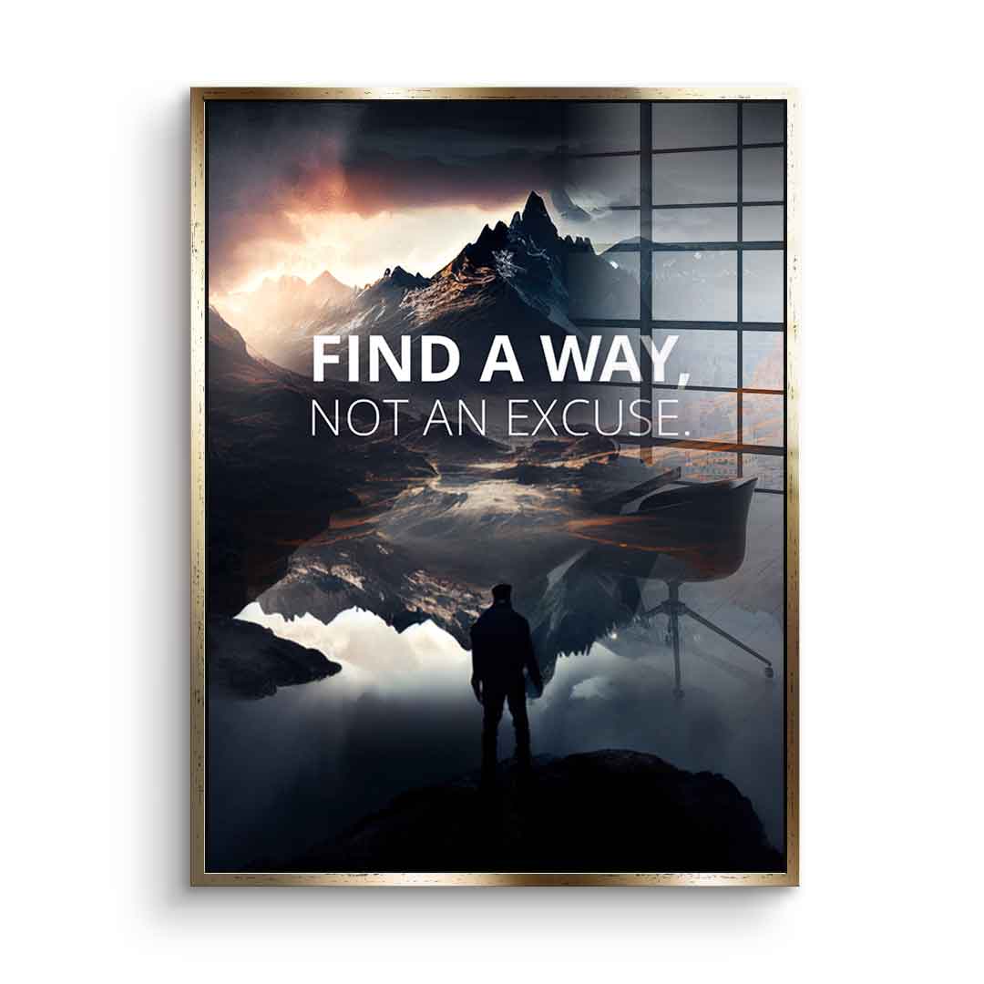 Find a way - Acrylic glass