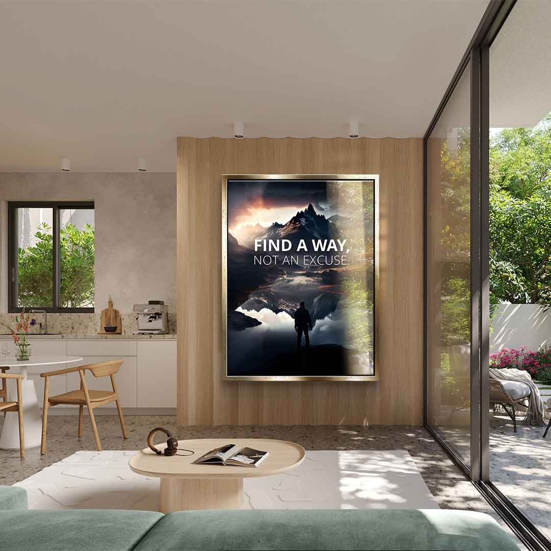 Find a way - Acrylic glass