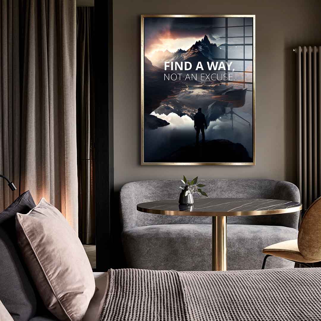 Find a way - Acrylic glass