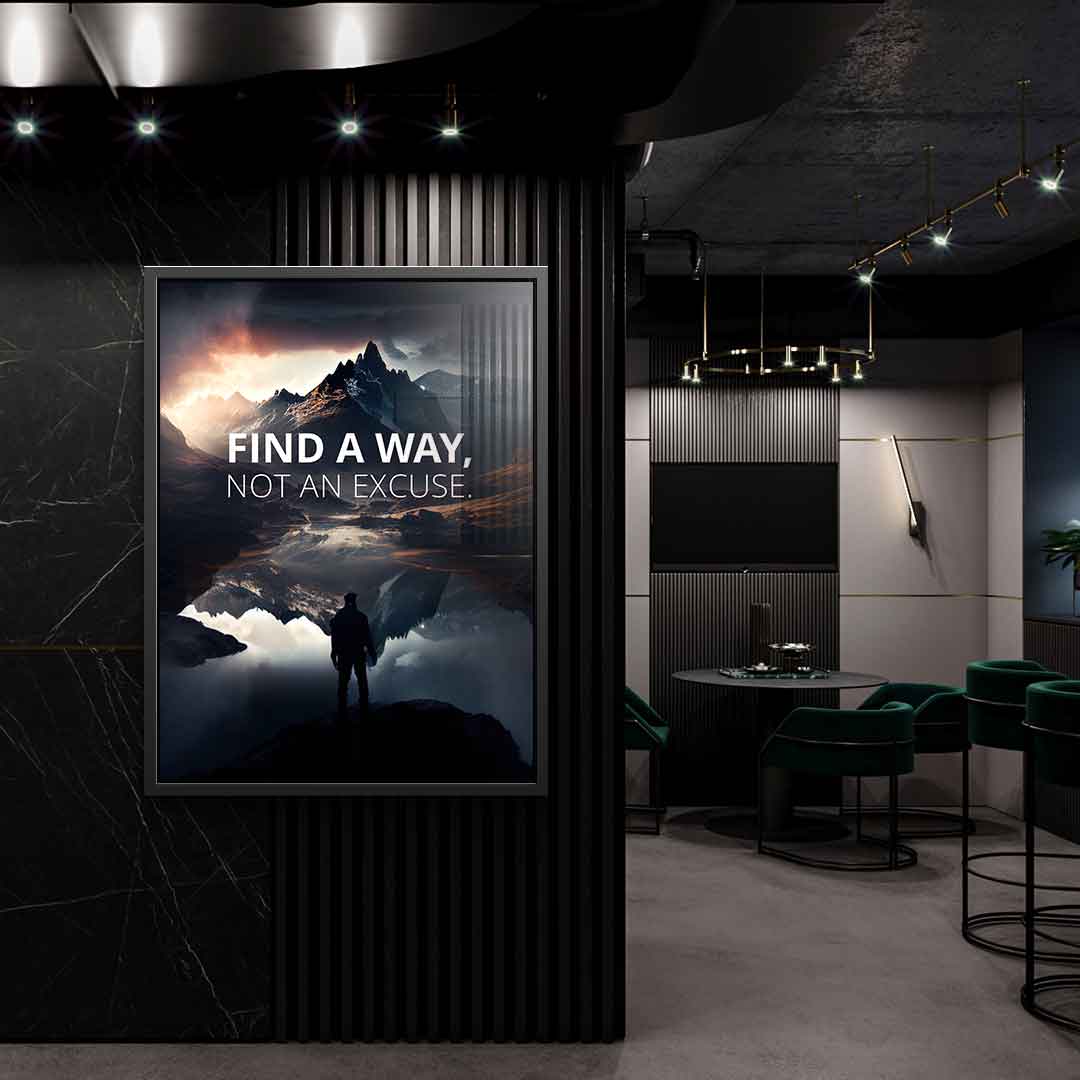 Find a way - Acrylglas