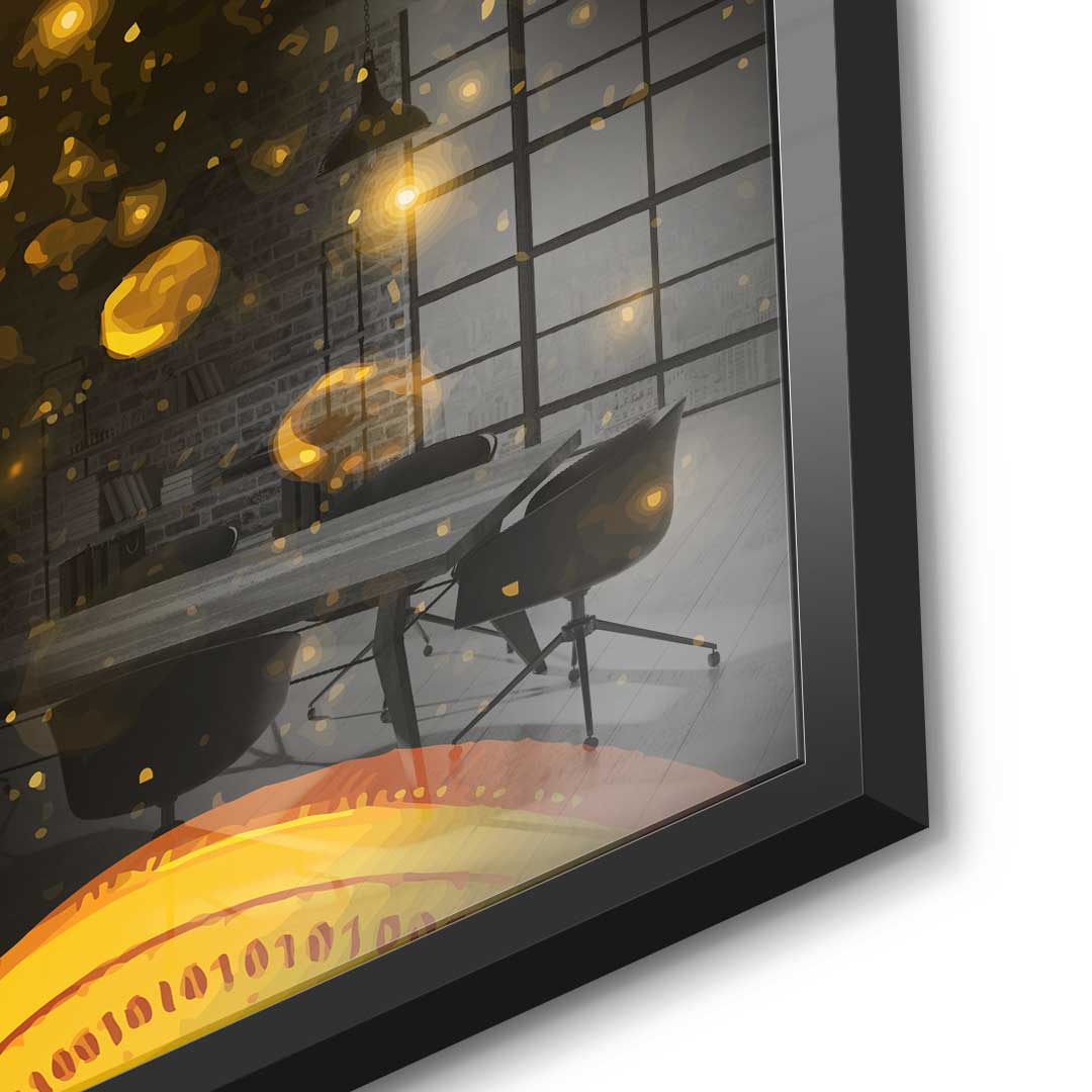 Fly Like A Bitcoin - Acrylic glass