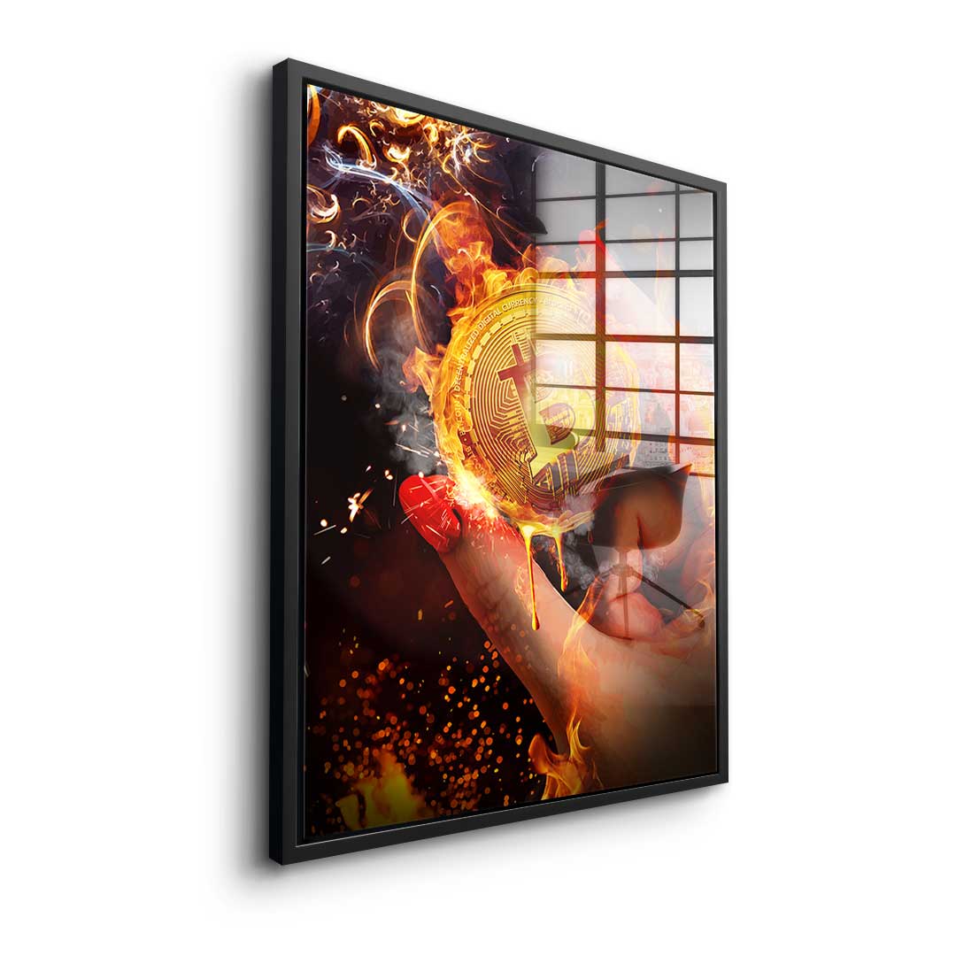 Bitcoin Gold Rush - Acrylic Glass