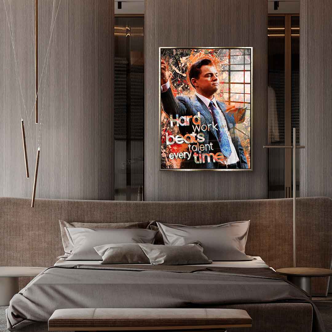 HARD WORK BEATS TALENT - Acrylglas