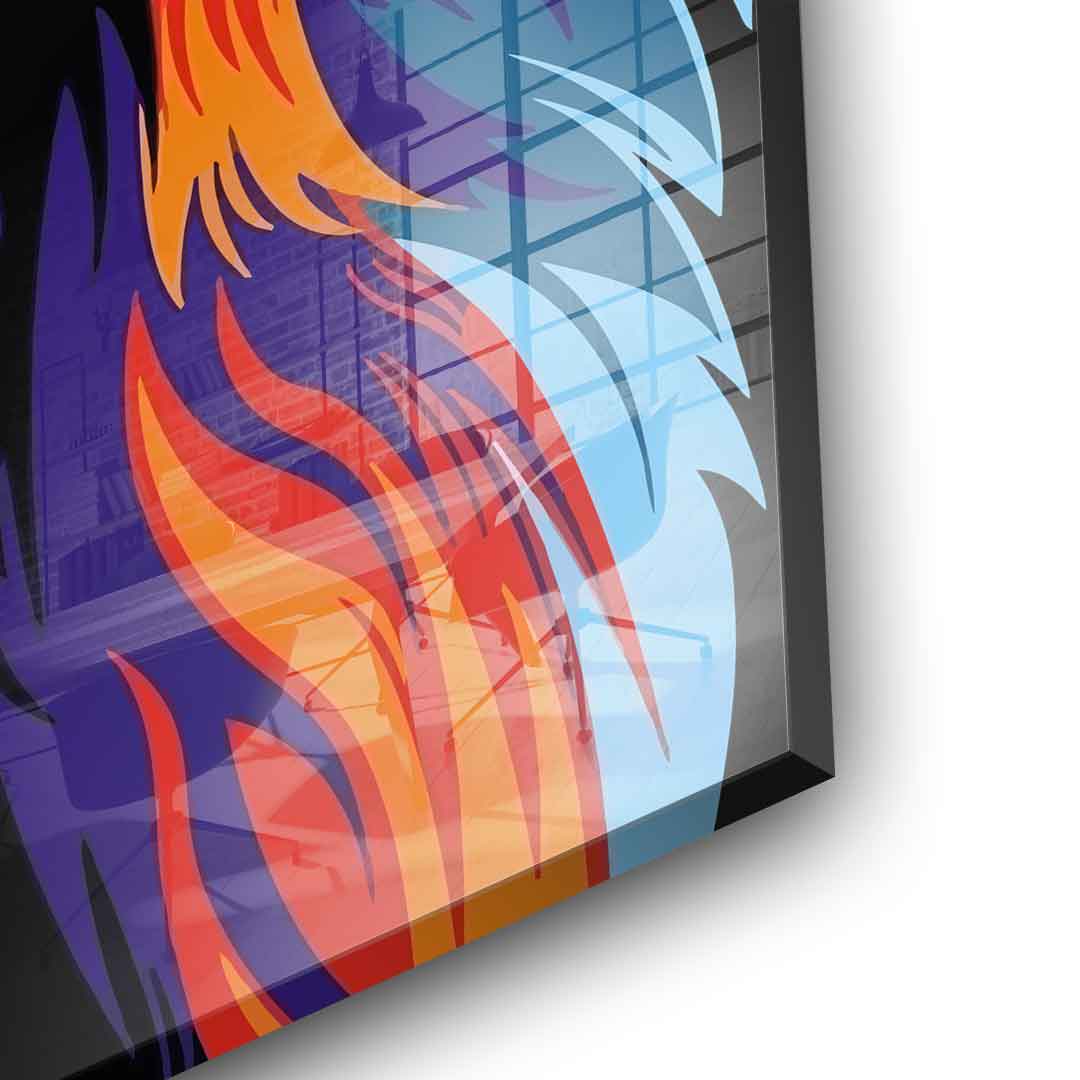 Neon Lion - Acrylglas