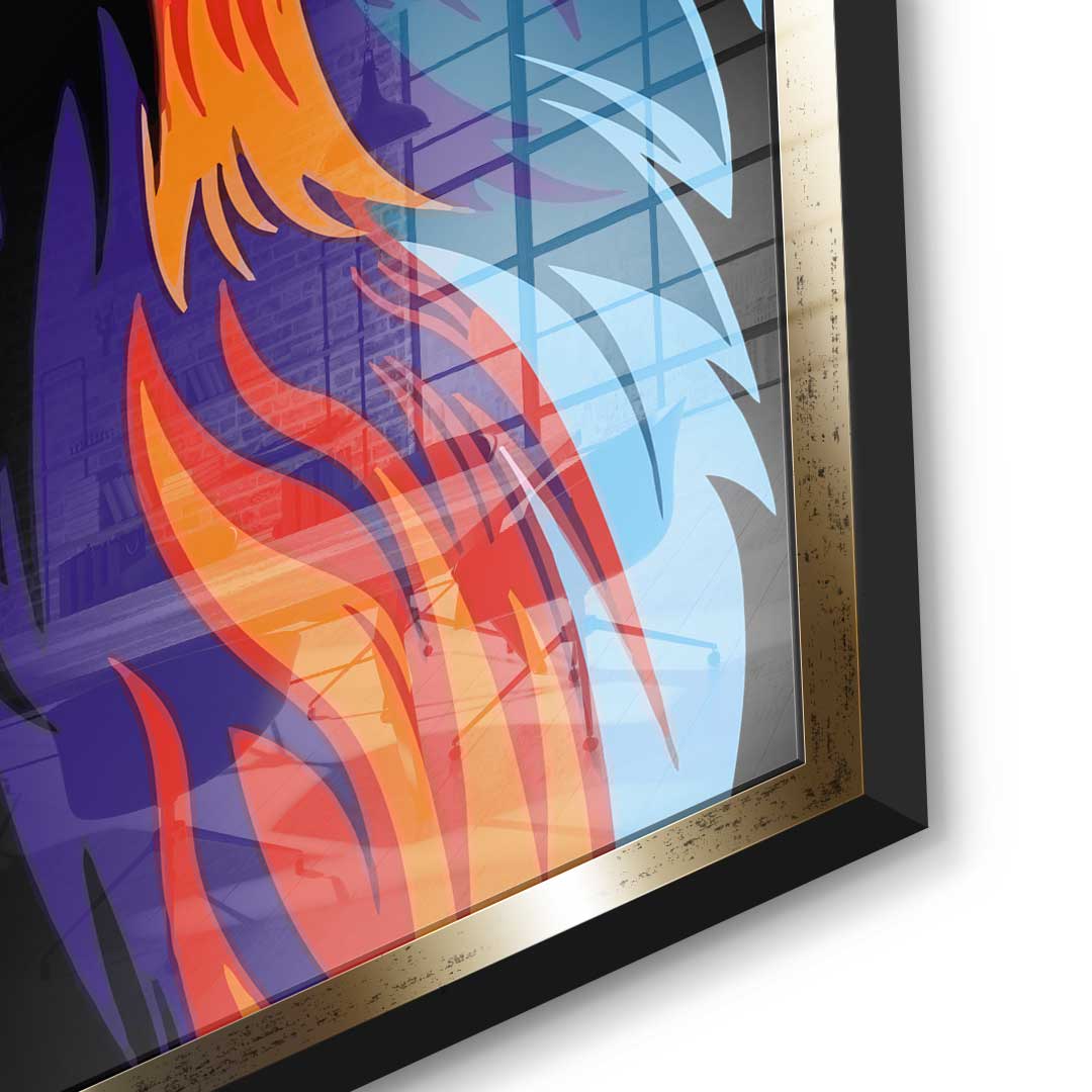 Neon Lion - Acrylglas