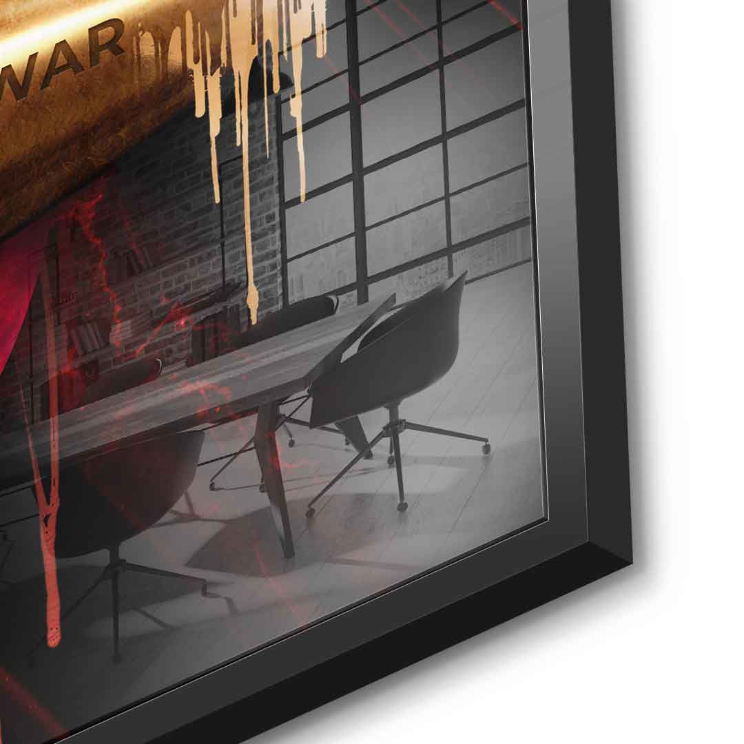 MAKE LOVE NOT WAR - Acrylglas