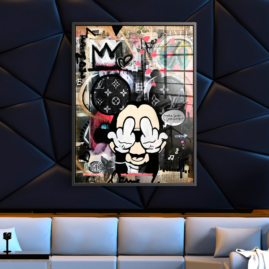 Less Hate - Acrylglas