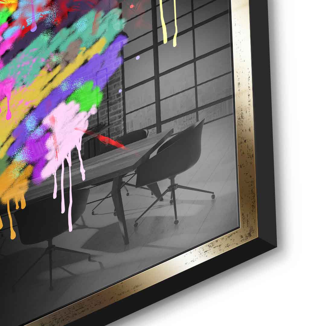 Mickey Head Spray - Acrylglas