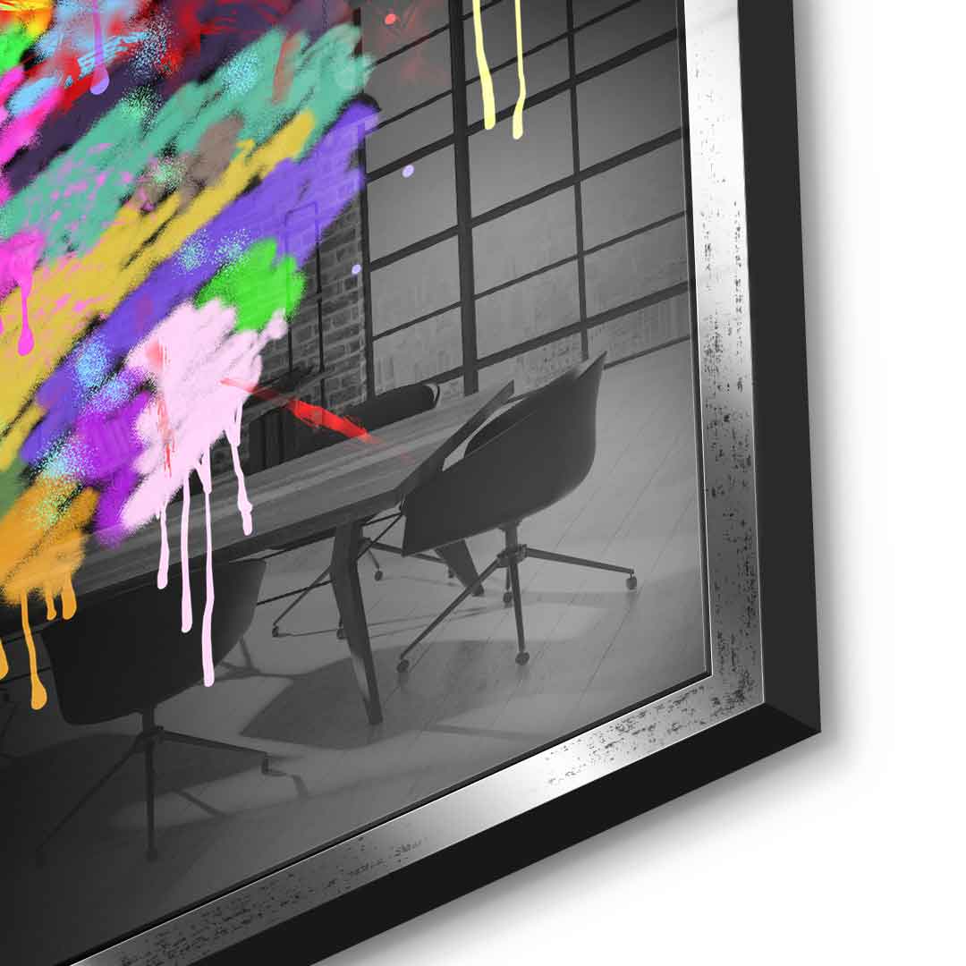 Mickey Head Spray - Acrylglas