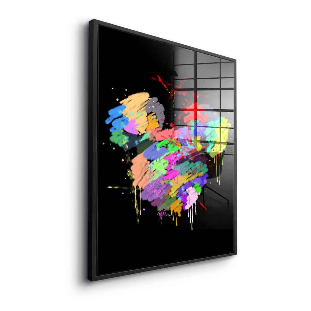 Mickey Head Spray - Acrylglas