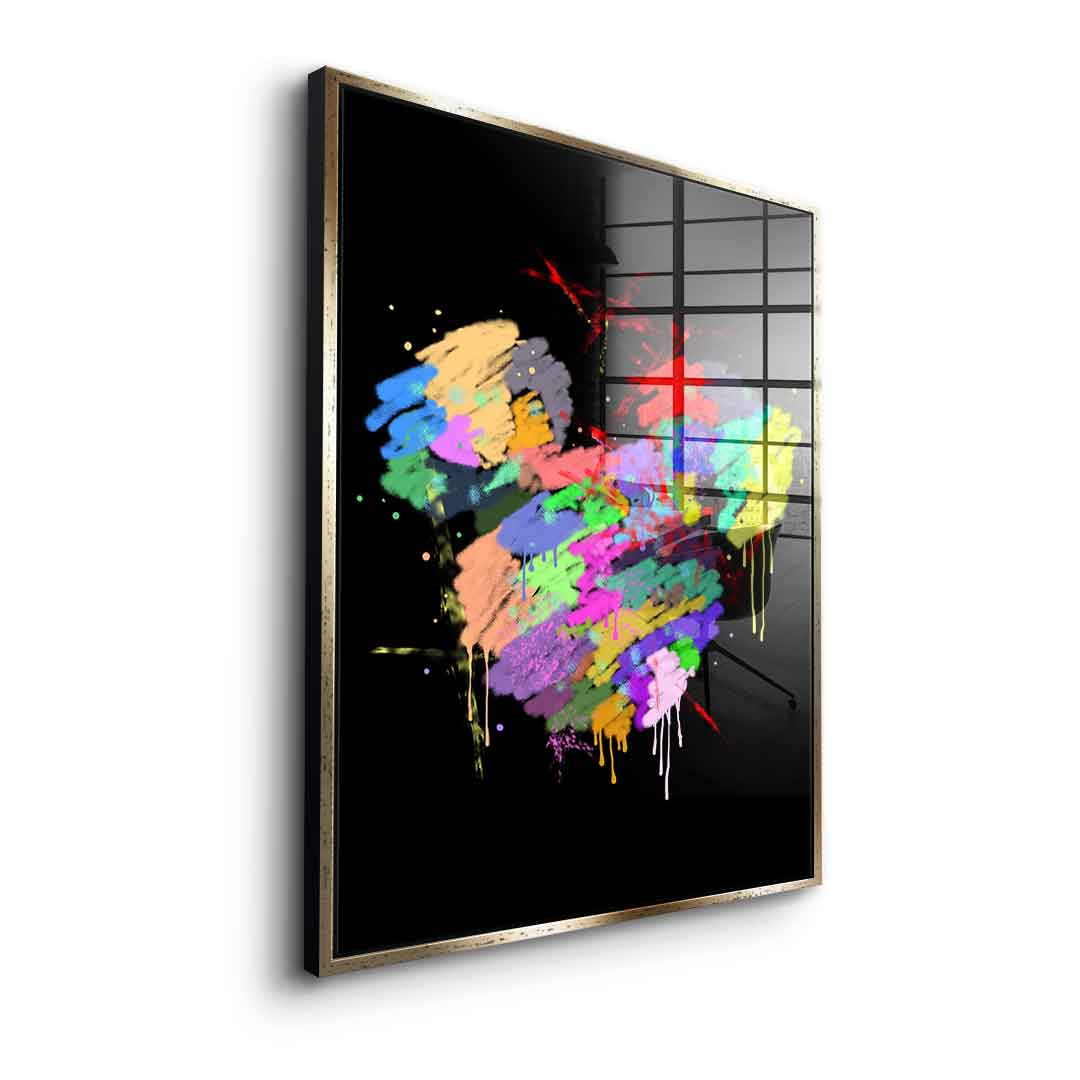 Mickey Head Spray - Acrylglas