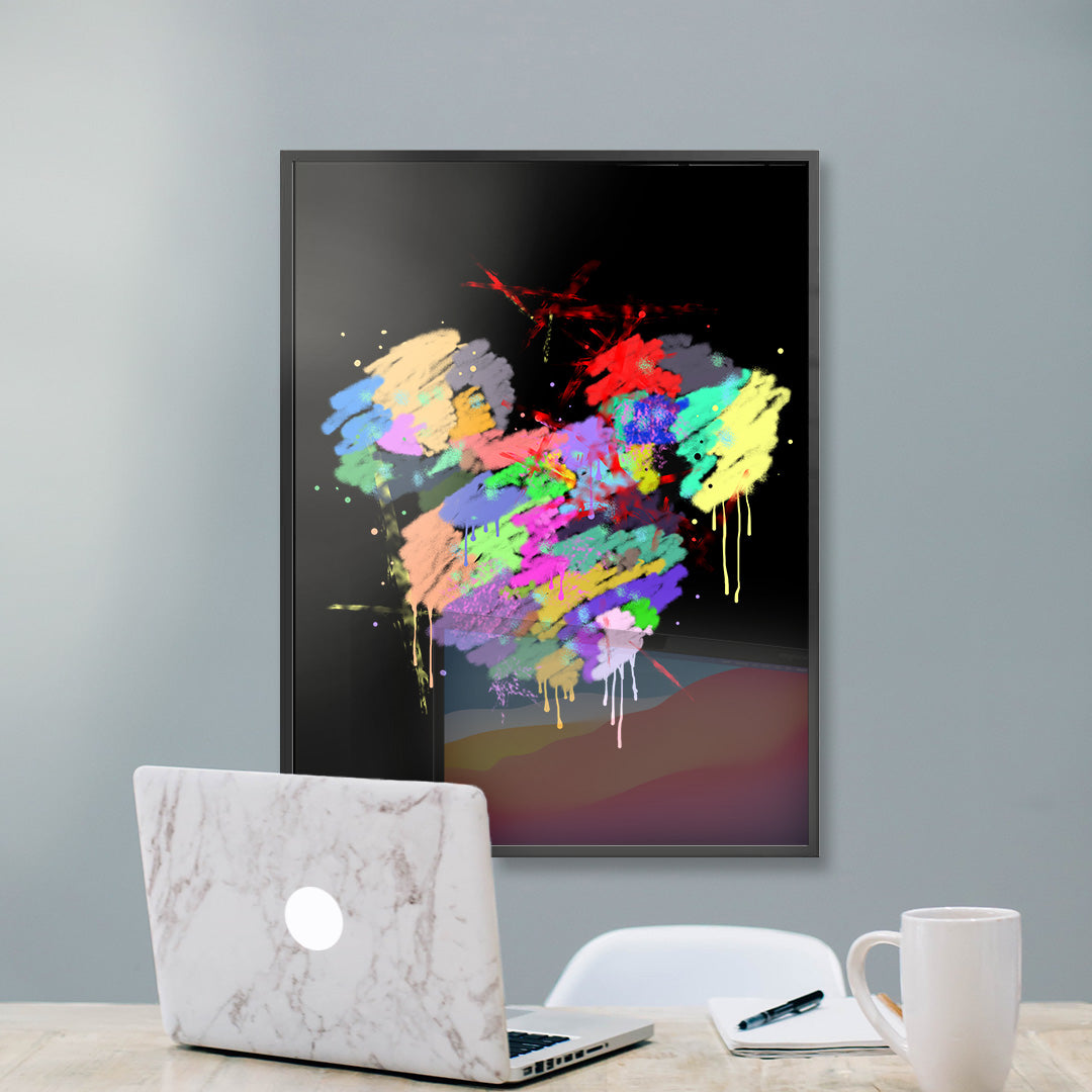 Mickey Head Spray - Acrylglas