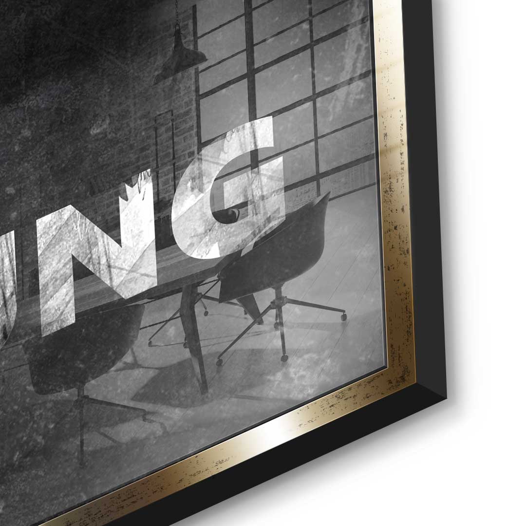 Mindset is everything #Tiger - Acrylglas