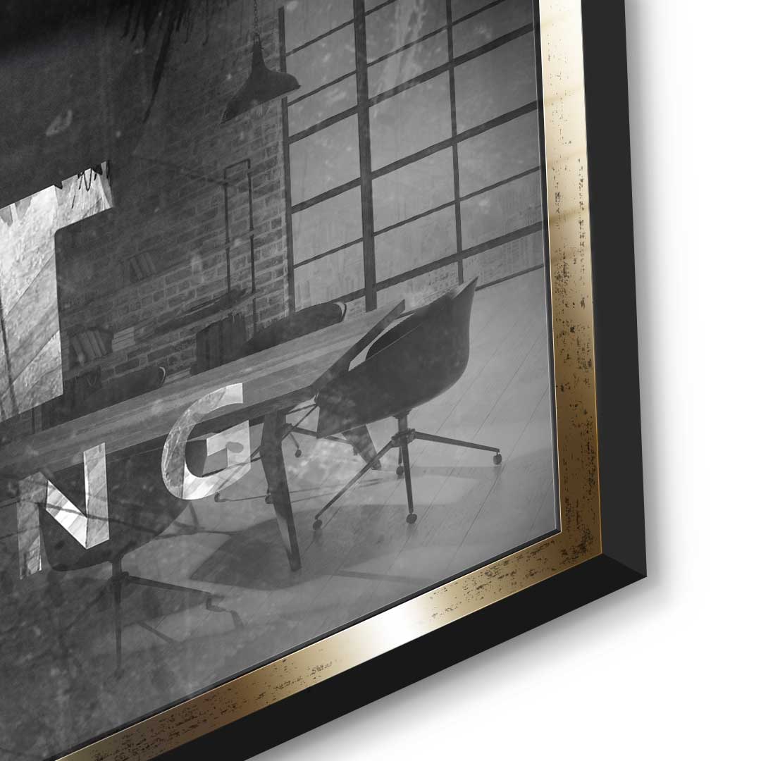 Mindset is everything #Tiger - Acrylglas