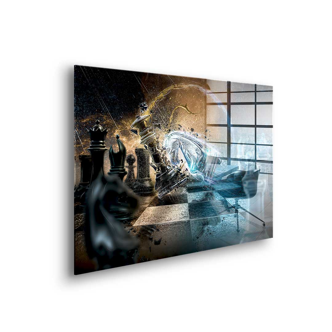 Mit dem Kopf durch die Wand - Acrylglas