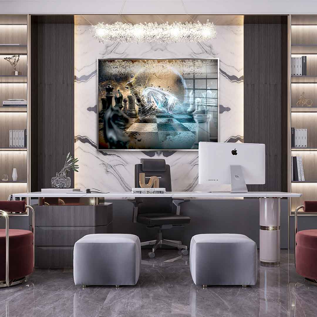 Mit dem Kopf durch die Wand - Acrylglas