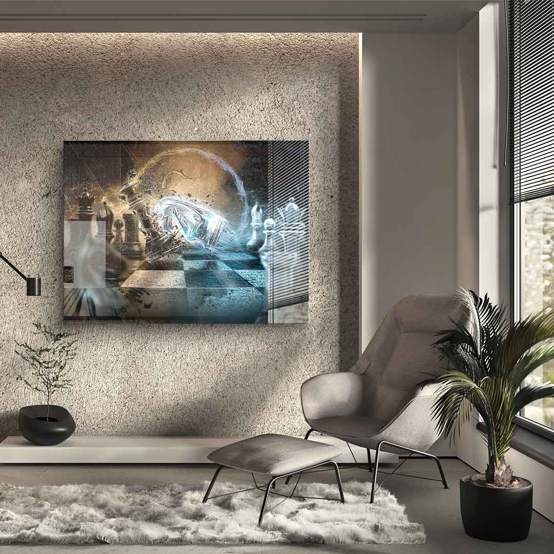 Mit dem Kopf durch die Wand - Acrylglas