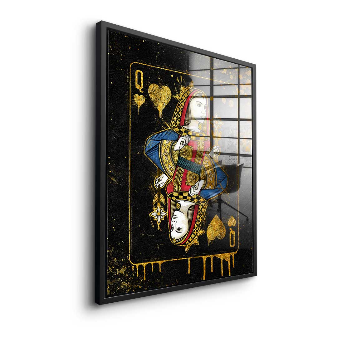 Queen Card - Acrylglas