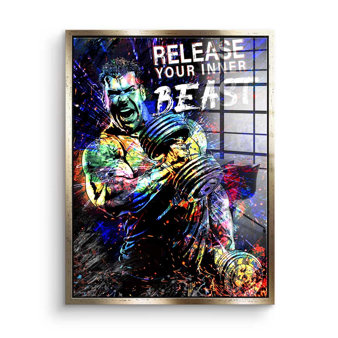 Release your inner beast - Acrylic glass