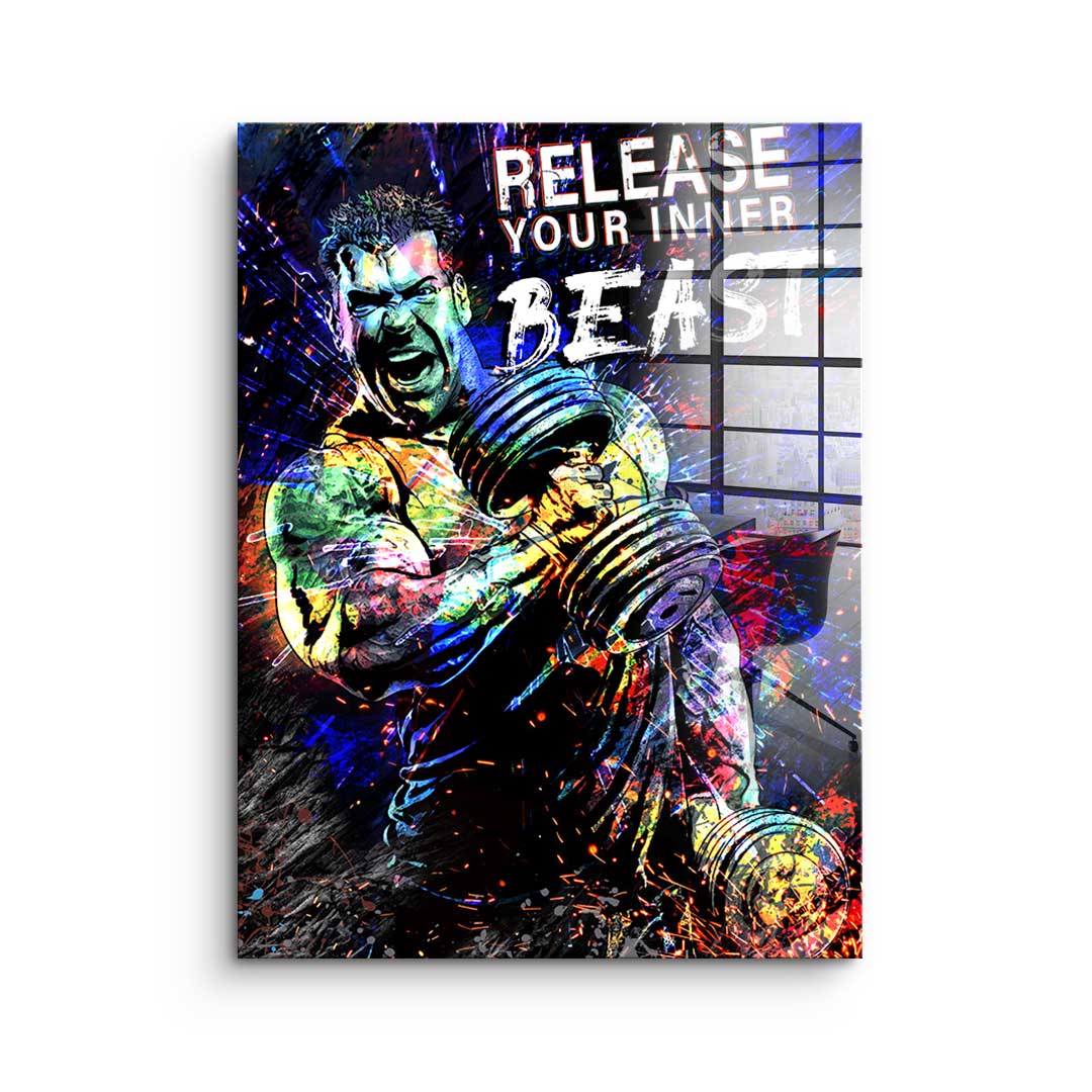 Release your inner Beast - Acrylglas