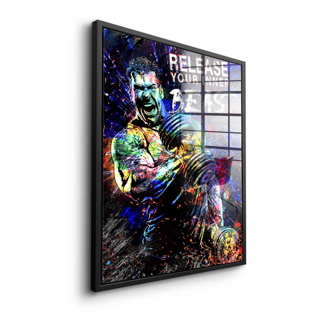 Release your inner beast - Acrylic glass