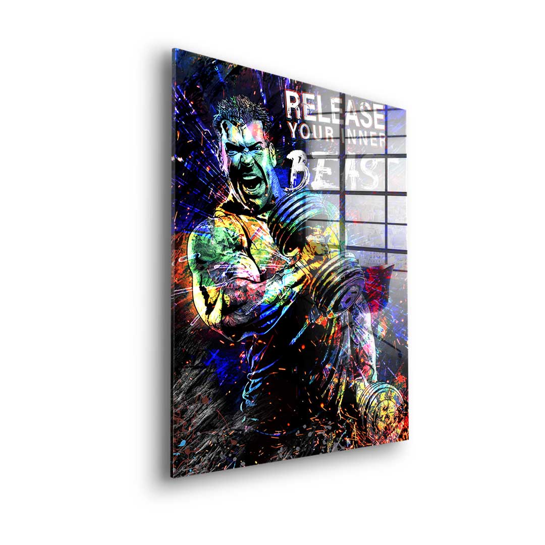 Release your inner beast - Acrylic glass
