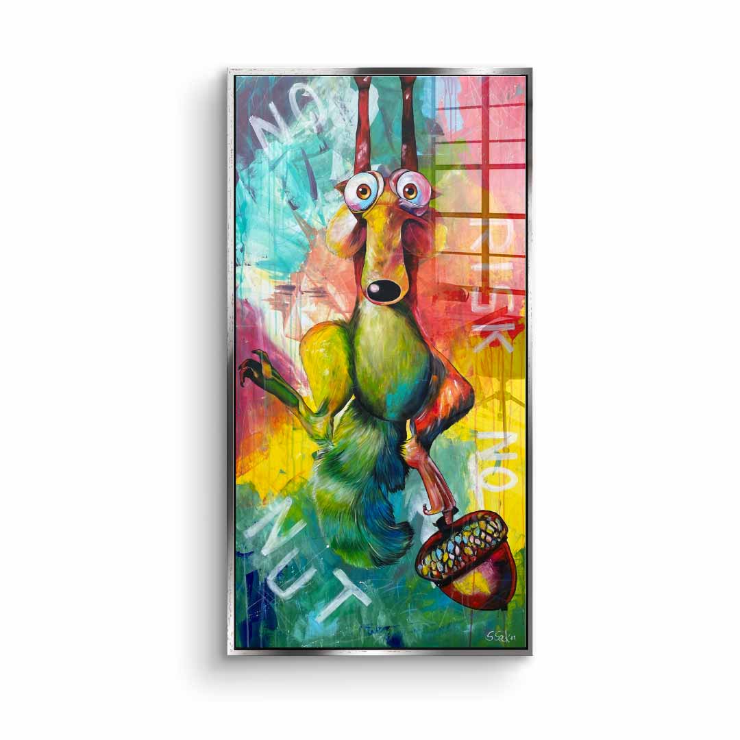 No Risk No Nut - Acrylic glass