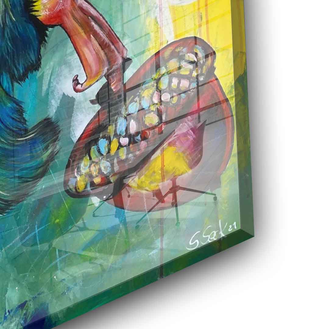 No Risk No Nut - Acrylic glass