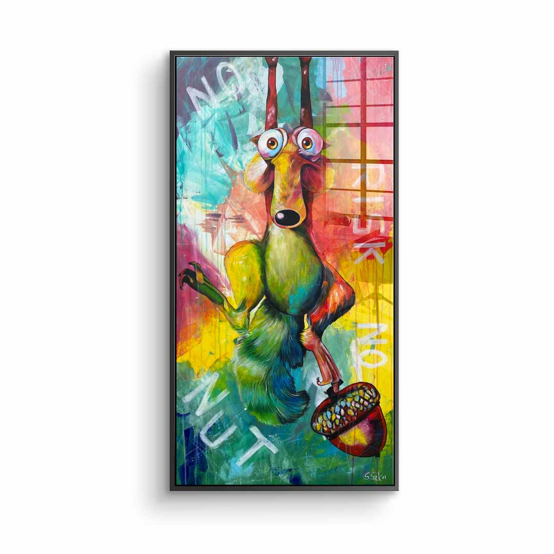 No Risk No Nut - Acrylic glass