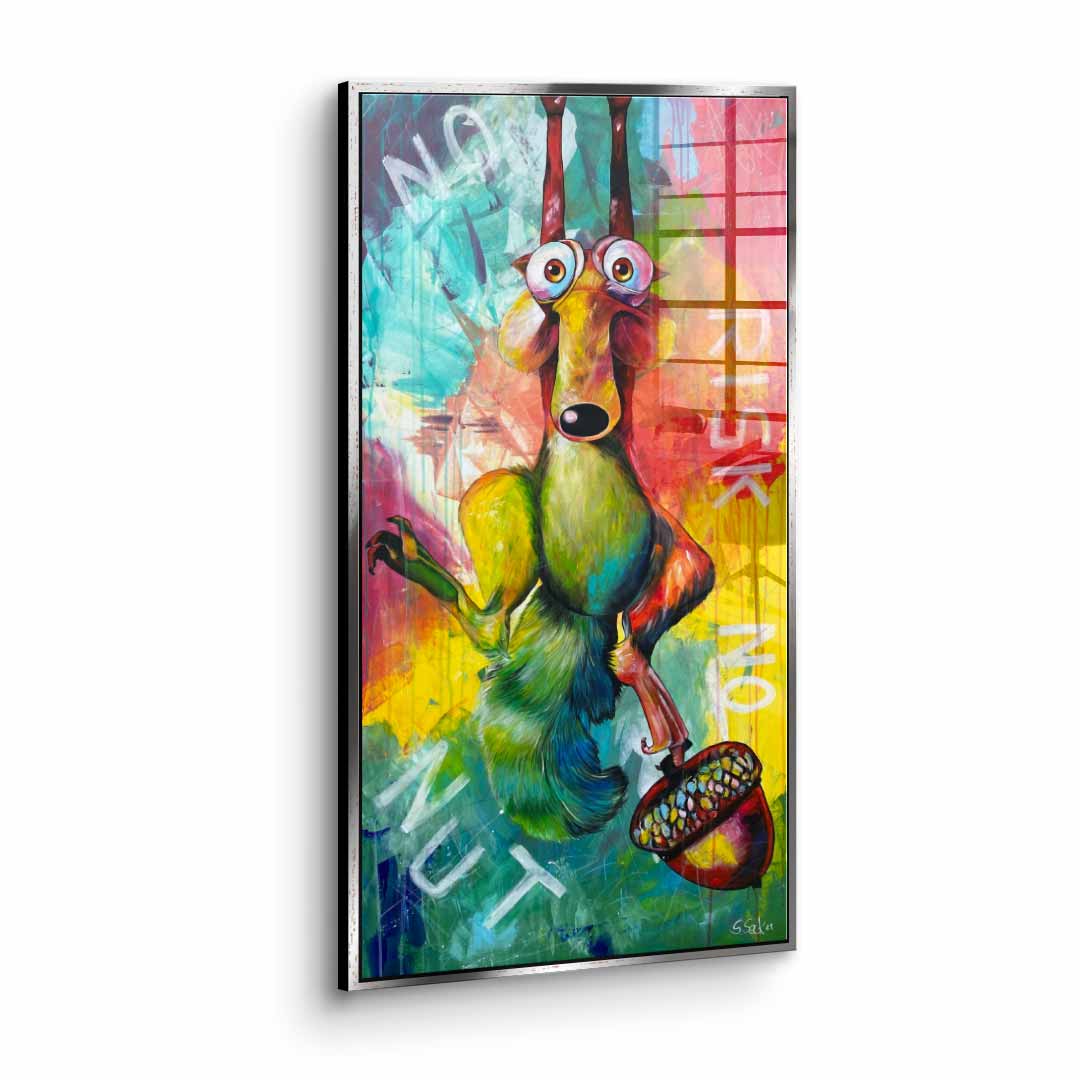 No Risk No Nut - Acrylic glass